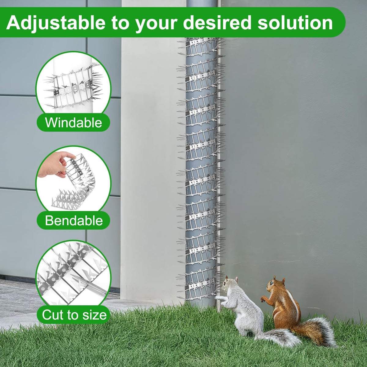 Puthpy Humane design keeps birds and pests at bay without harm.