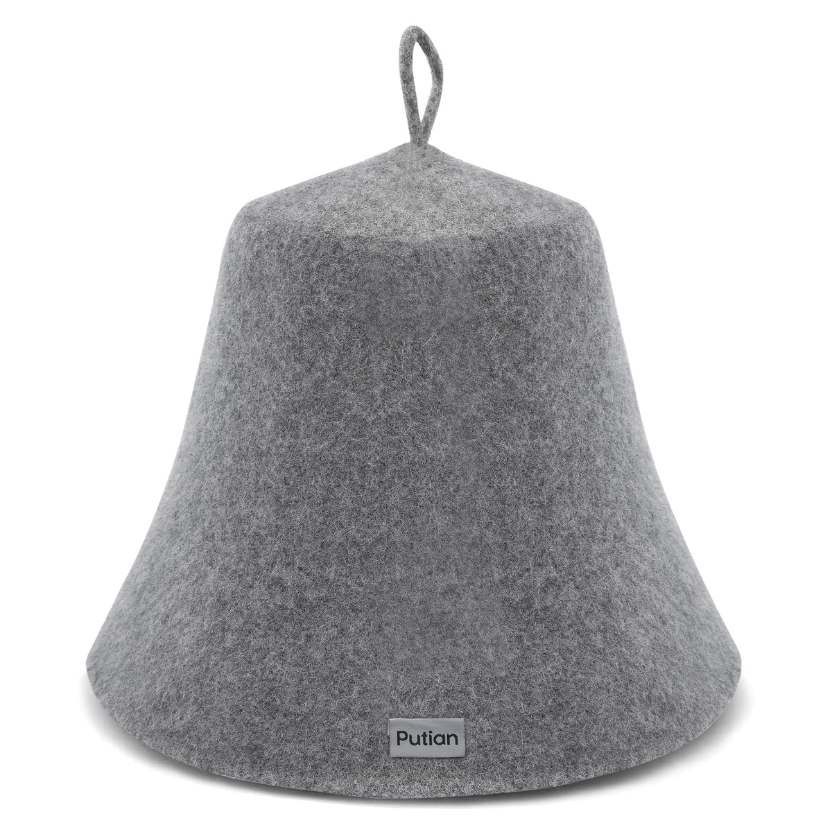 PuTian merino wool sauna hat gray wash and care instructions