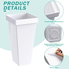 Putros three-tier flower stand with layered design saves space and enhances visibility.
