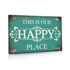 Putuo Decor porch sign This Is Our Happy Place adds porch charm and welcoming vibes.