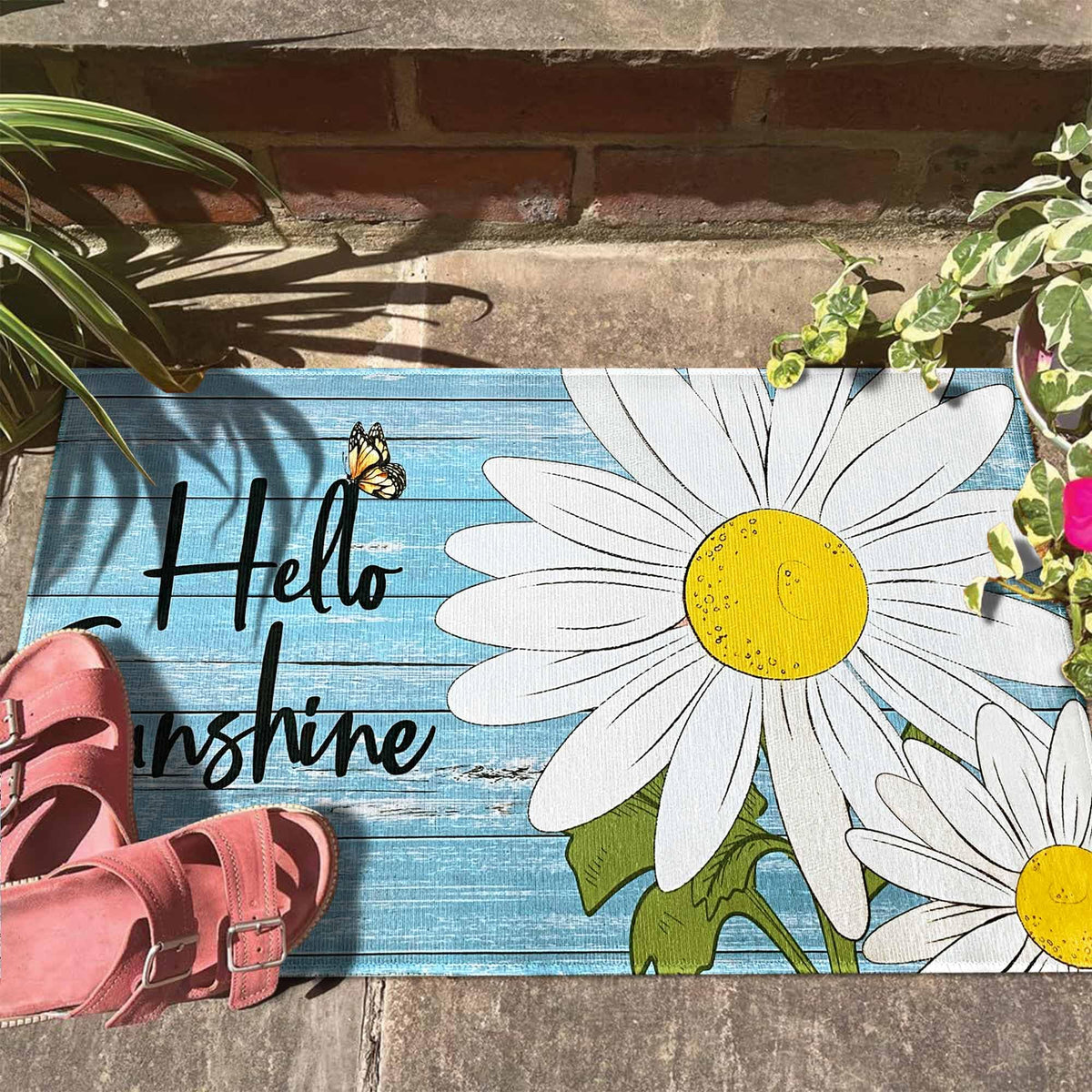 Putware summer doormat for indoor and outdoor use is ideal for porches.
