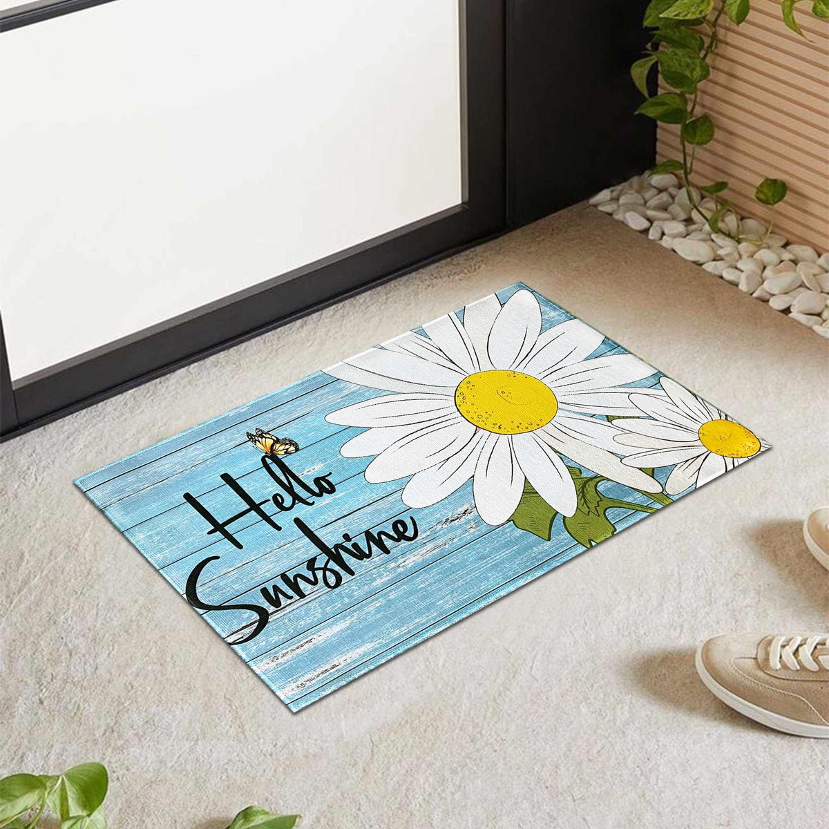 Putware non-slip backing keeps the mat stable at busy entryways.
