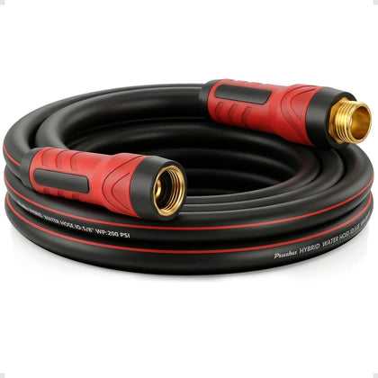 PUUKU short hose 10ft extended view shows lightweight handling for quick watering