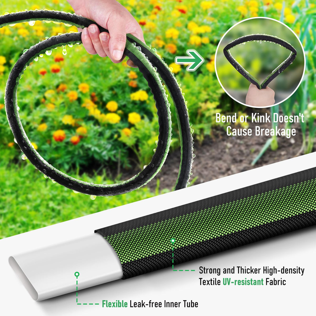 PUUKU UV-resistant rubber and fabric cover withstands sun and weather.