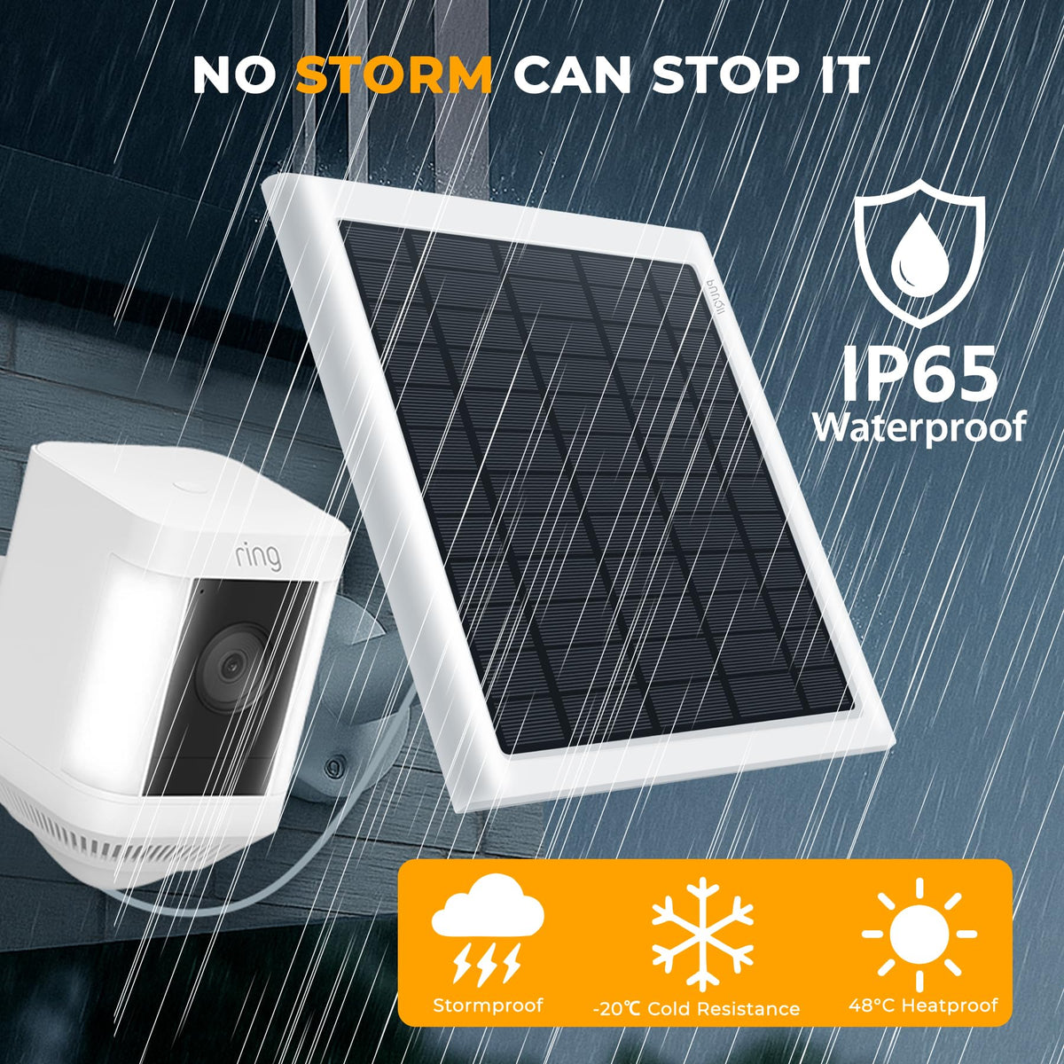 PUUQII 8W solar panel micro adapter for compatibility with components