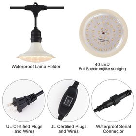 PuxiGrow daisy-chain design links multiple lights efficiently