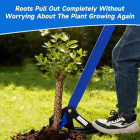 Pvirbravoo Sapling Puller Tool in ergonomic-foot-pedal design enables easier rooting tasks.