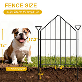 Pvpy Yvrd 10-panel fence pack creates flexible garden borders for patios.