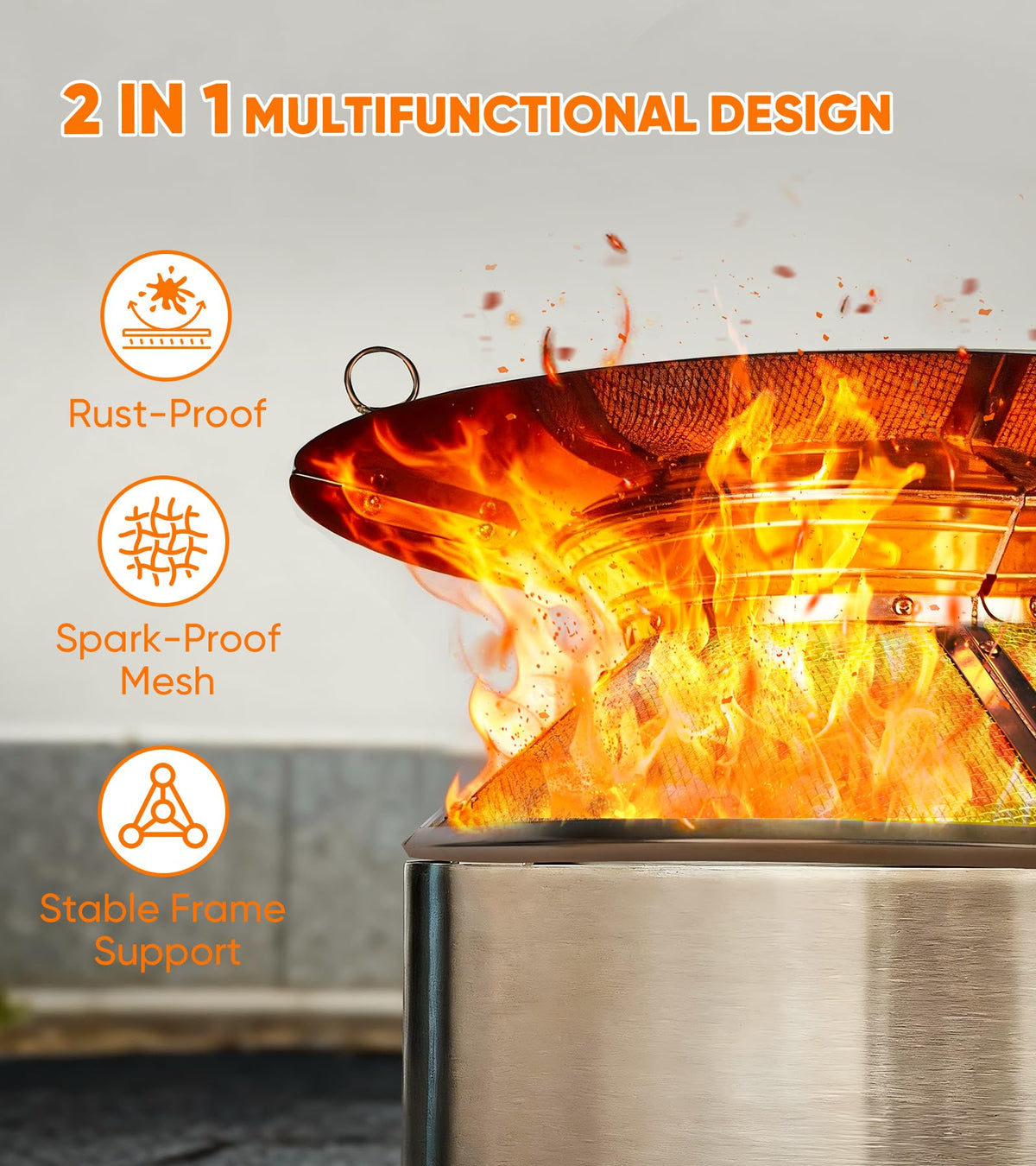 PWSOMJ removable lid enables easy wood addition without interrupting warmth.