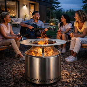 PWSOMJ safe outdoor fire pit experience enhances warmth with containment.