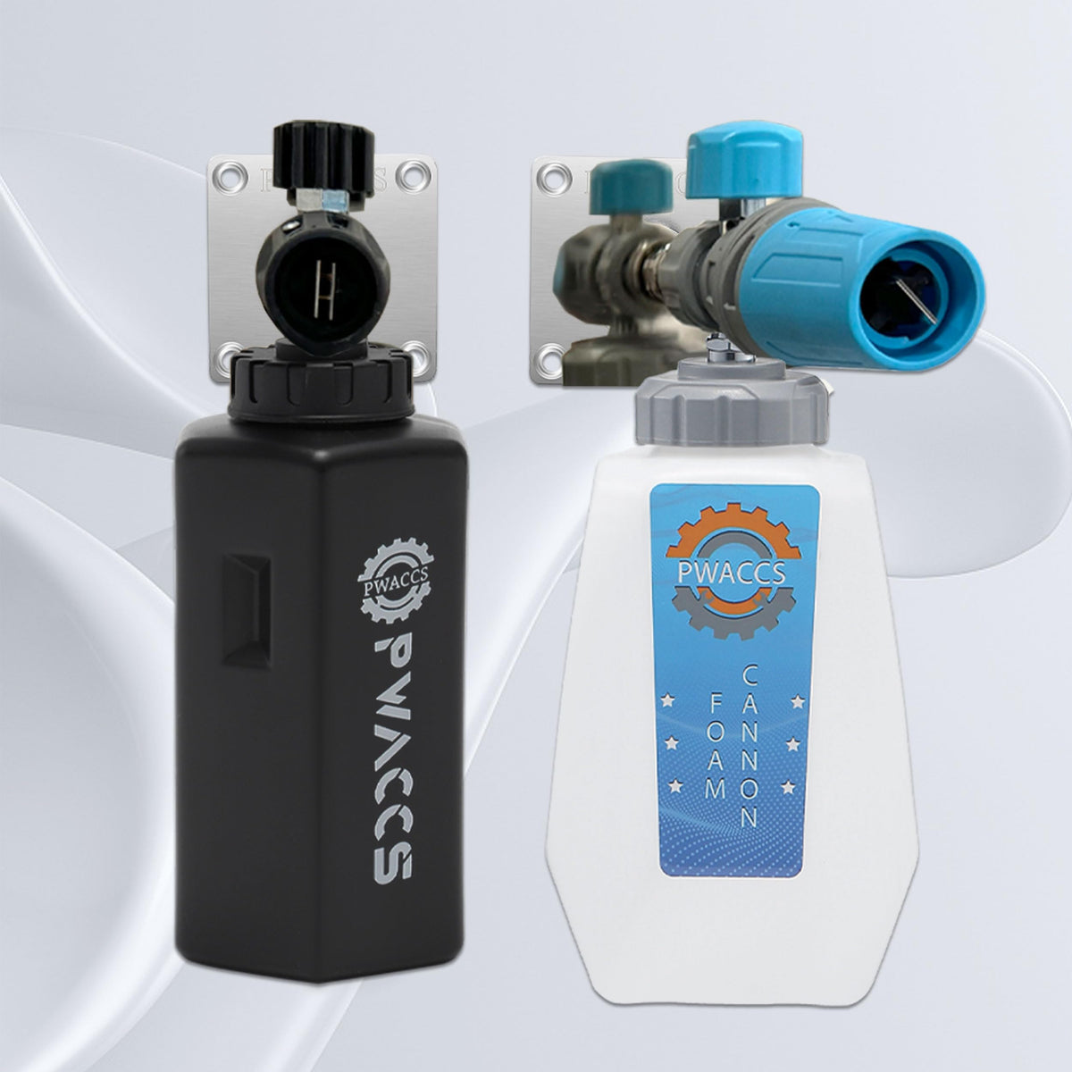 PWACCS 1-4in fittings holder simplifies setup and storage.
