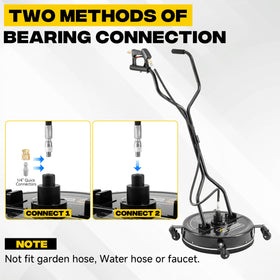 PWACCS 360-degree swivel wheels improve maneuverability around corners.