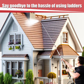 PWACCS 90-degree extension pole for tight spots and gutters.
