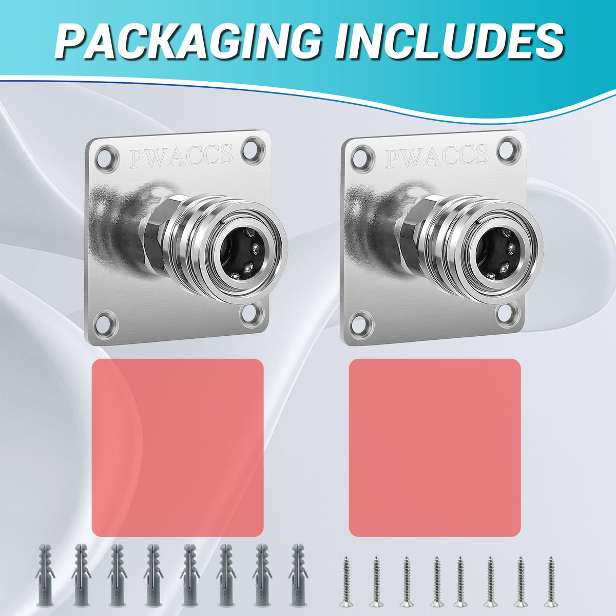 PWACCS compact workspace rack keeps your area tidy.