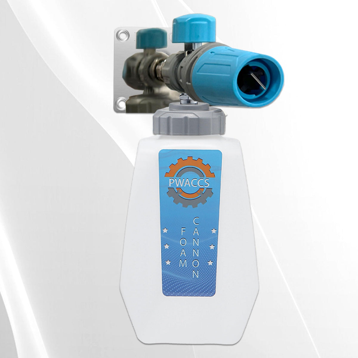 PWACCS efficient cleaning setup for fast access to cannon and tips
