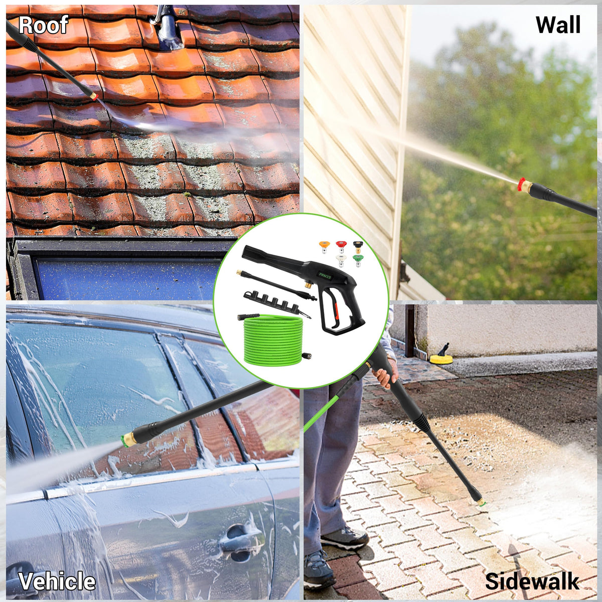 PWACCS ergonomic grip reduces fatigue during long cleaning sessions
