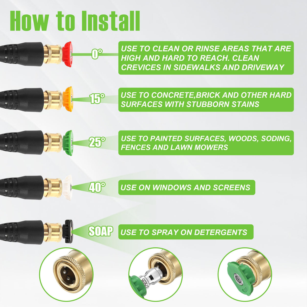 PWACCS extend-reach hose ideal for high surfaces