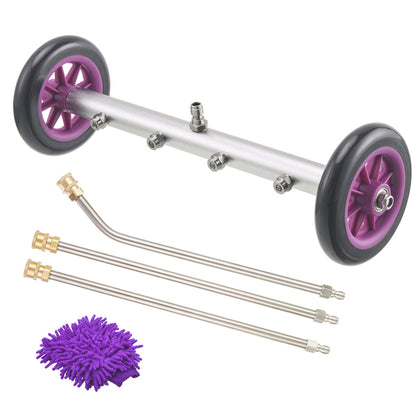 PWACCS undercarriage cleaner with four nozzles ready to tackle road grime.