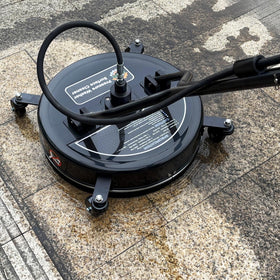 PWACCS splash guard and inlet filter protect nozzles during cleaning sessions.