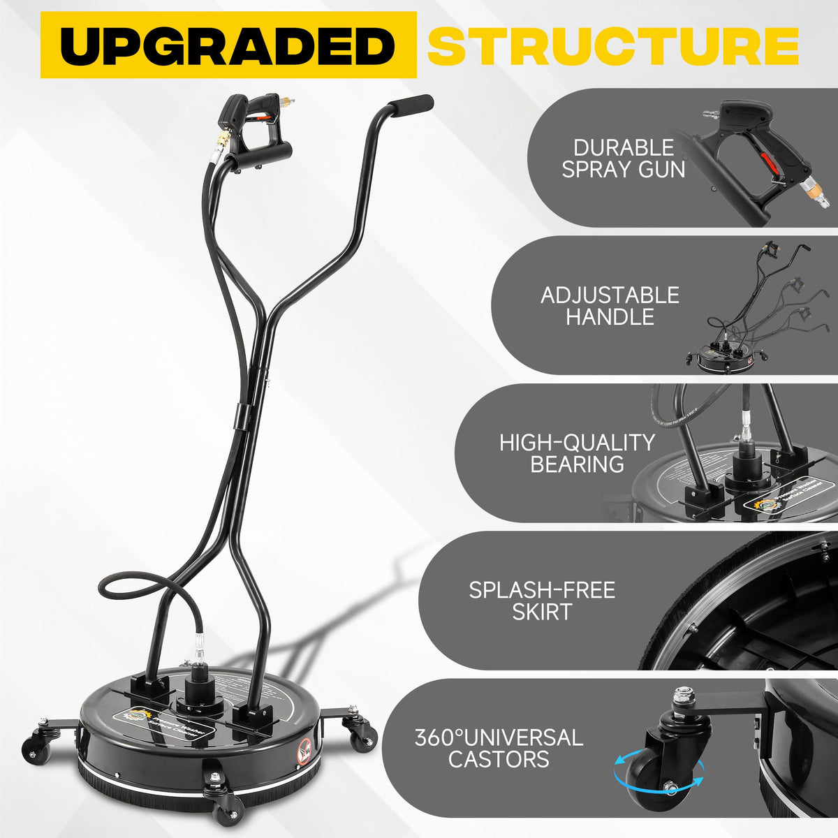 PWACCS stainless steel frame offers durable performance for harsh outdoor use.