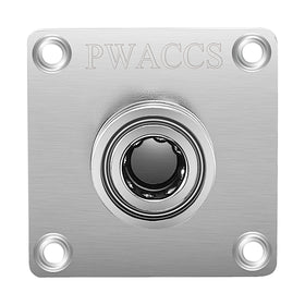 PWACCS stainless steel wall-mount rack resists corrosion and stays sleek.