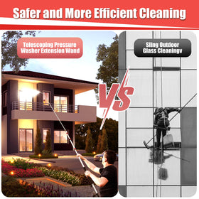 PWACCS telescoping wand with easy latching system for height access.