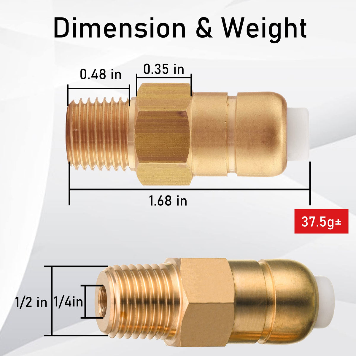 PWACCS 2-pack relief valve set for quick replacement on pressure washers