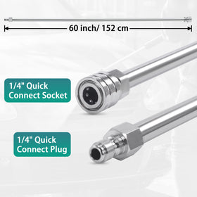 PWACCS universal 1-4-inch quick-connect fittings enable easy nozzle changes