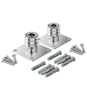 PWACCS wall mount for pressure-washer attachments keeps tools in reach.