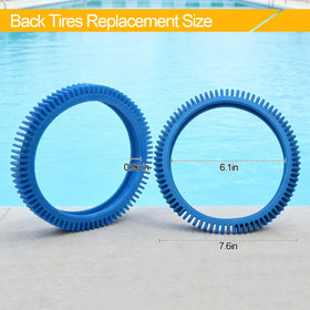 PWEOW back tire for Poolvergnuegen compatibility improves wheel movement