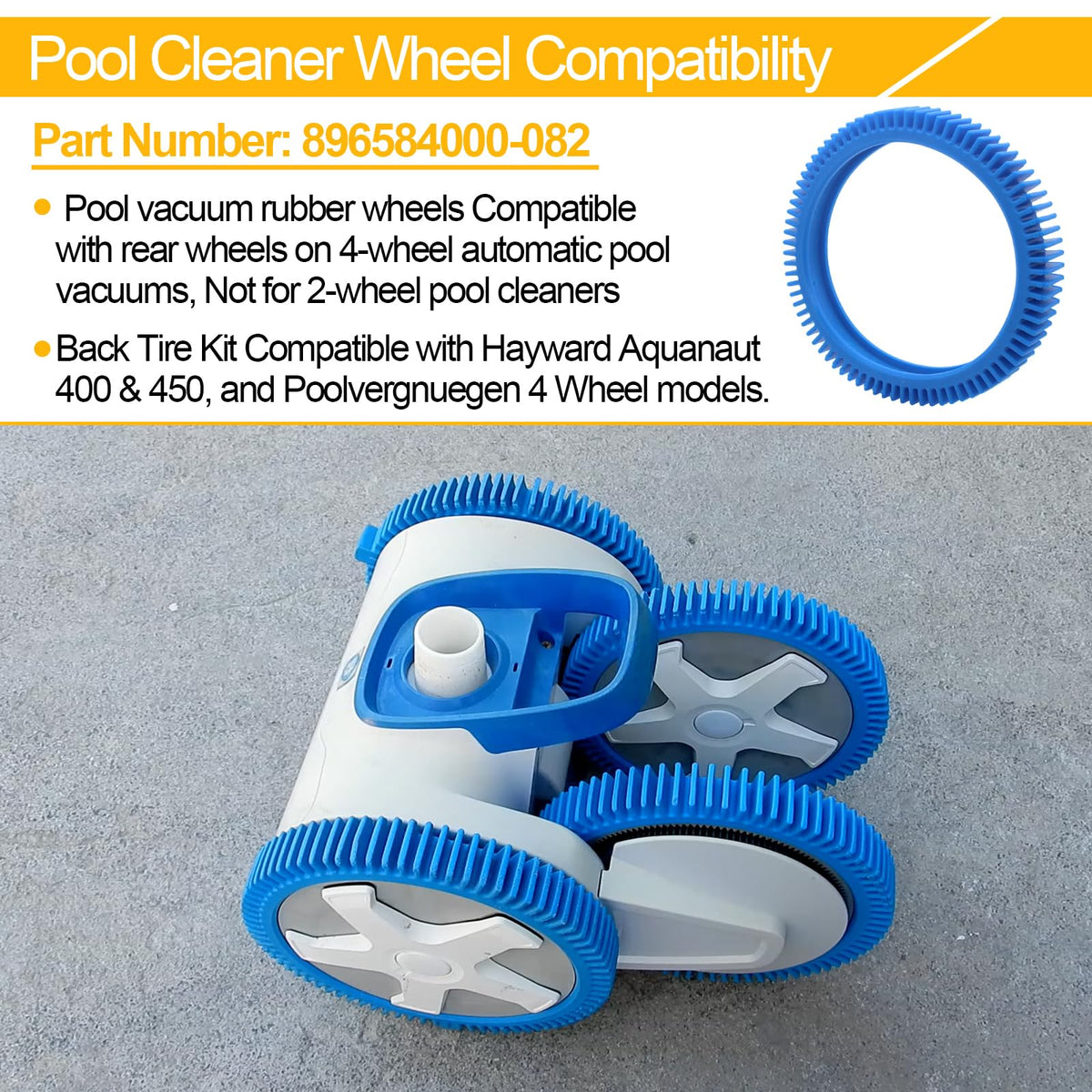 PWEOW rear tire kit two-pack enables quick replacements