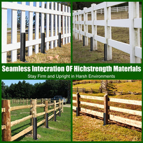 Pwzisu DIY-friendly fence post support reduces replacement needs.