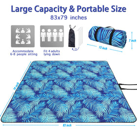 PY SUPER MODE picnic blanket folded into a compact tote for easy carrying.