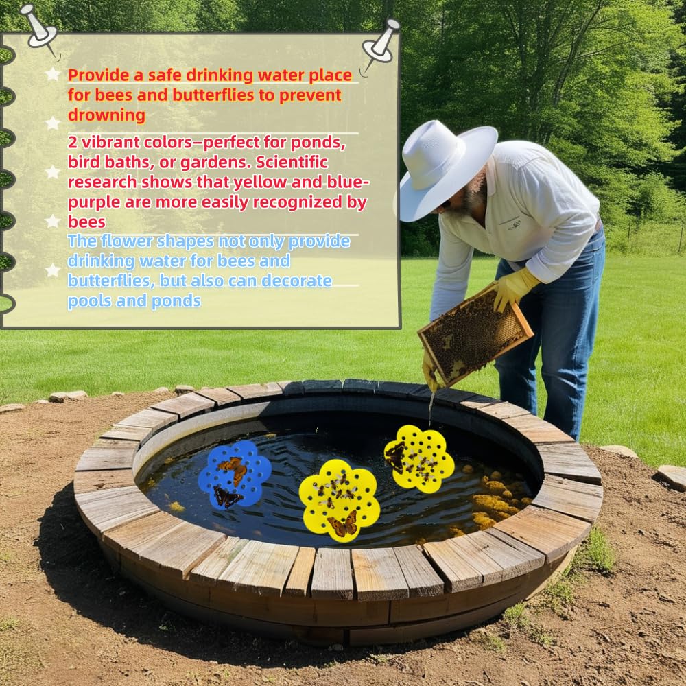 Pynibue bee-and-butterfly station; simple to move and clean in gardens