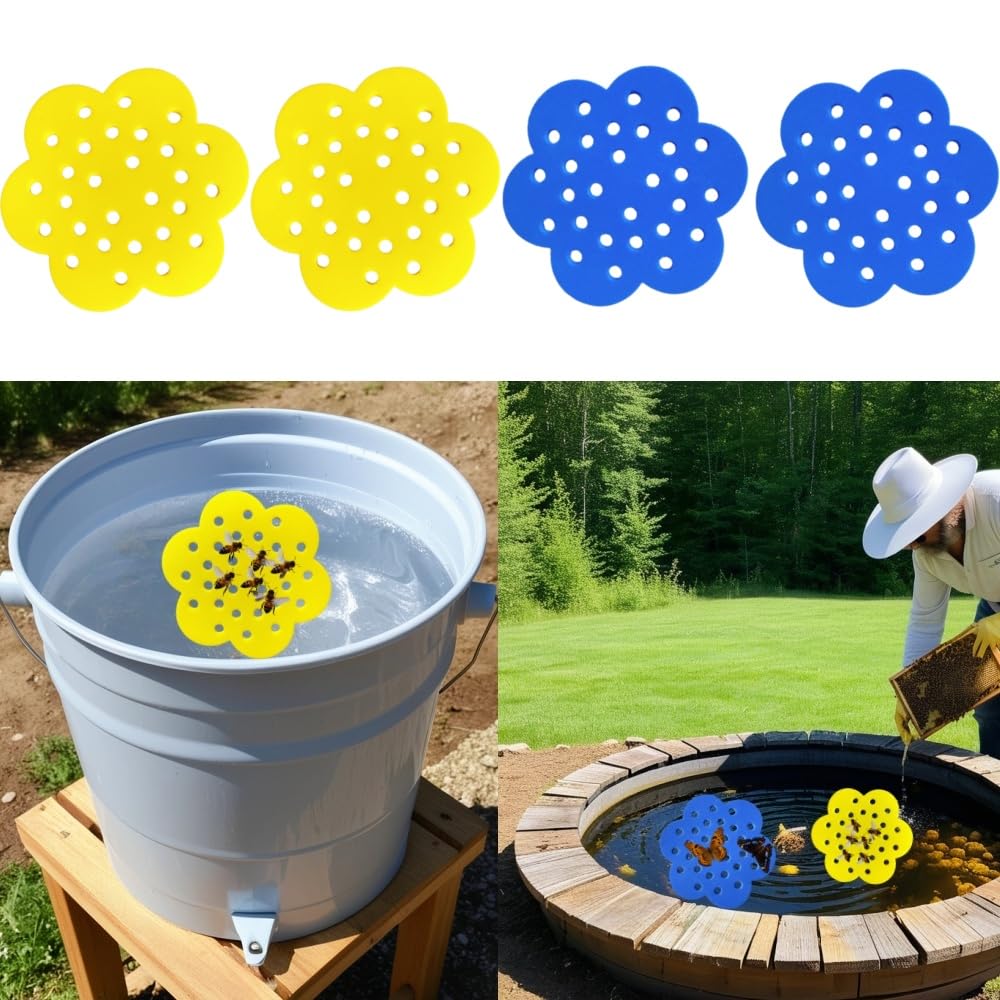 Pynibue floating bee island 6.1-inch EVA foam; buoyant water spot for bees on ponds