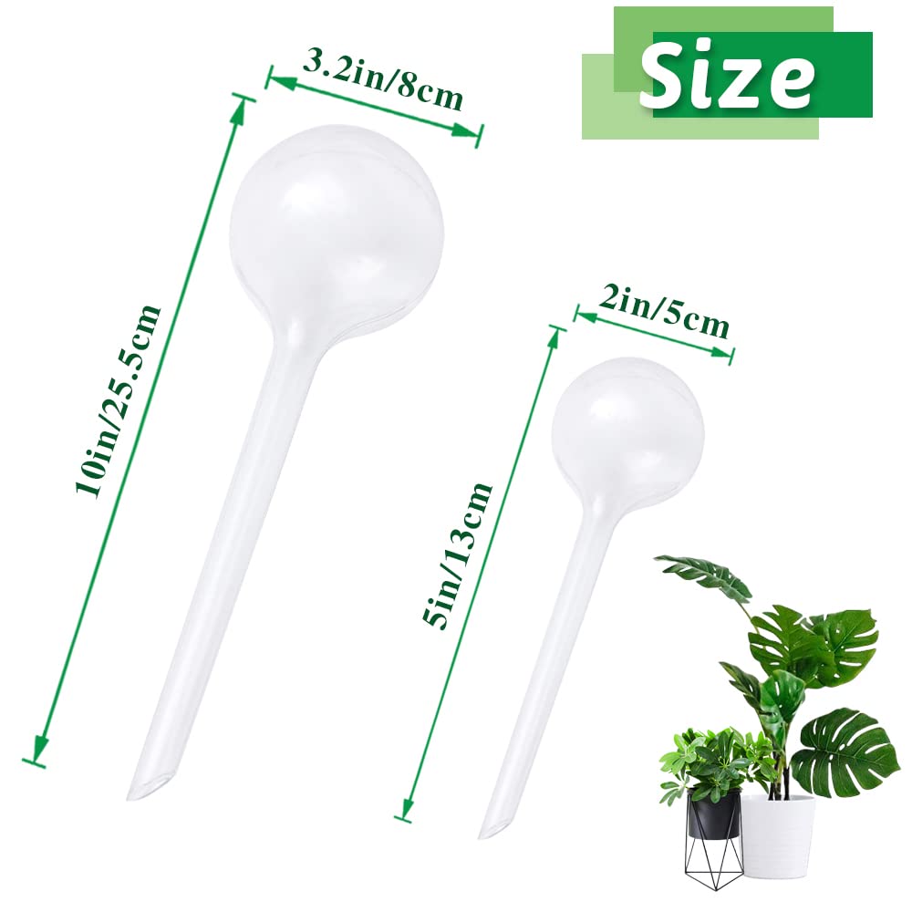 Pynqdfu large-size watering globe designed for larger pots and longer duration.