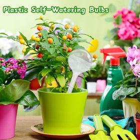Pynqdfu watering globe indoor outdoor use supports various plants.