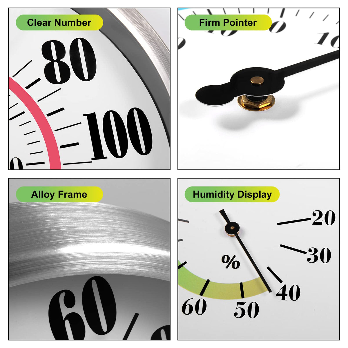 Pyntop large bold numbers enabling quick temperature and humidity checks.