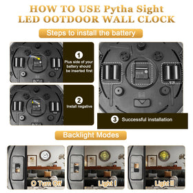 Pytha Sight AI LED sensor automatically lights as daylight fades