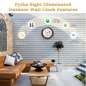 Pytha Sight dial closeup highlights large numerals for night visibility