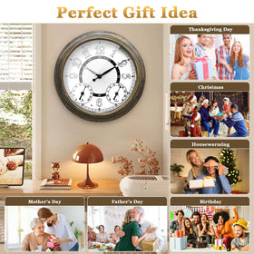 Pytha Sight indoor-outdoor wall clock stylish design for any space