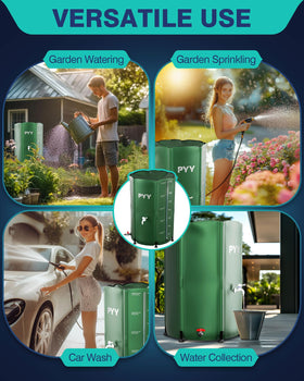 PYY rain barrel portable for car wash and cleaning