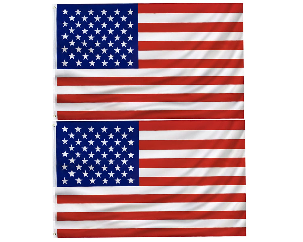 PZACHUGY American flag 3x5 ft for outdoor display with durable polyester fabric.
