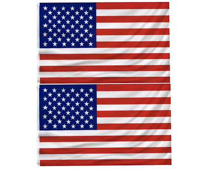 PZACHUGY American flag 3x5 ft for outdoor display with durable polyester fabric.
