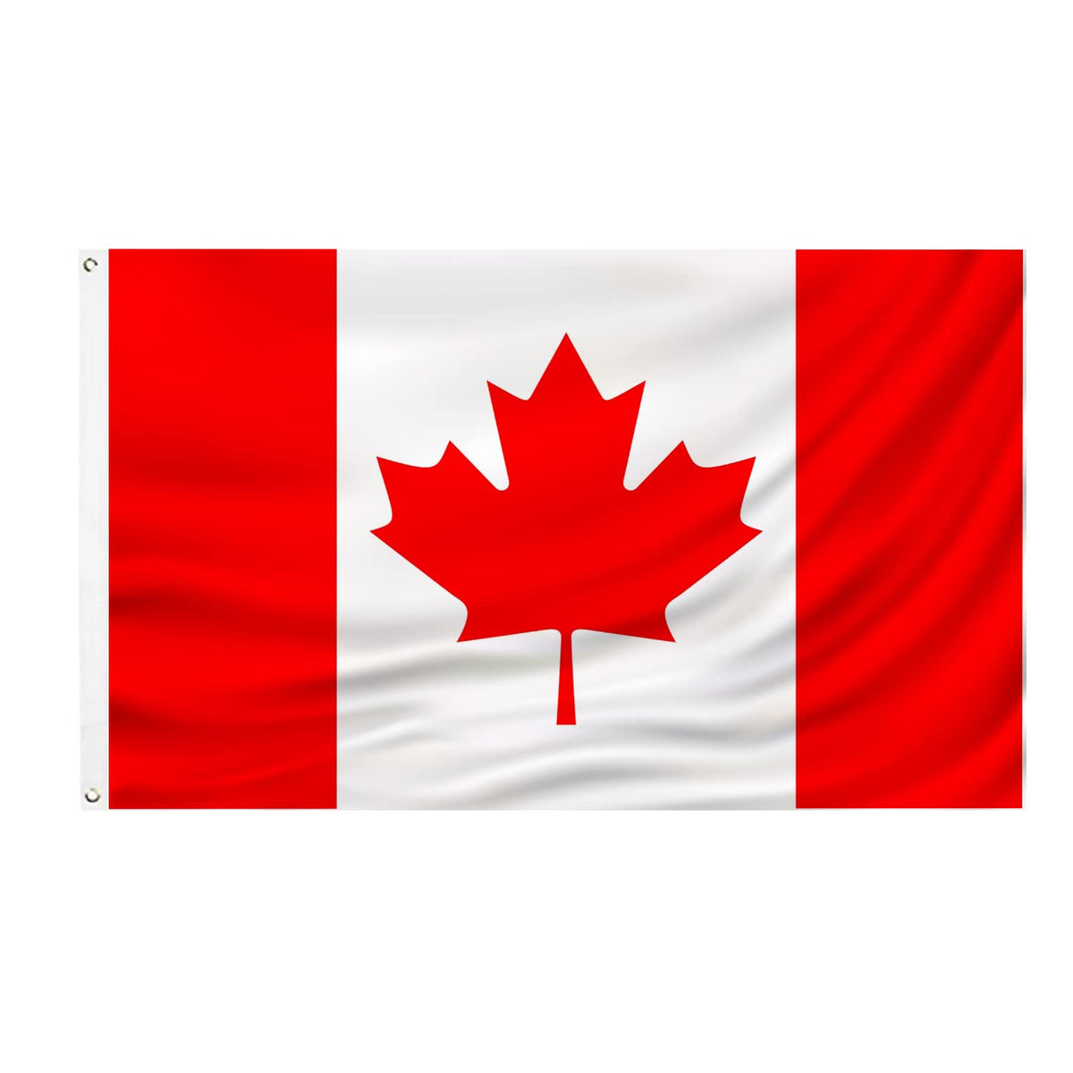 PZACHUGY Canada flag 3x5 outdoor flag fluttering in wind for outdoor pride