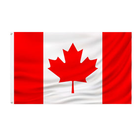PZACHUGY Canada flag 3x5 outdoor flag fluttering in wind for outdoor pride