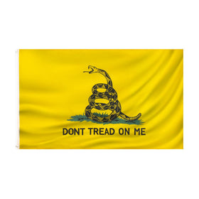PZACHUGY Don't Tread On Me flag 3x5 ft for outdoor display with durable stitching.