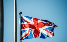 PZACHUGY United Kingdom flag 3x5ft compact storage and handling.
