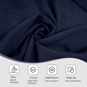 PZDJUMO waterproof fabric closeup demonstrates splashproof outer layer