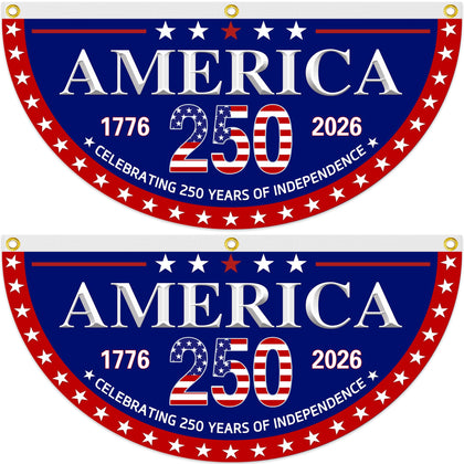 Pziauot 250th anniversary flag 1.5x3ft fluttering outdoors
